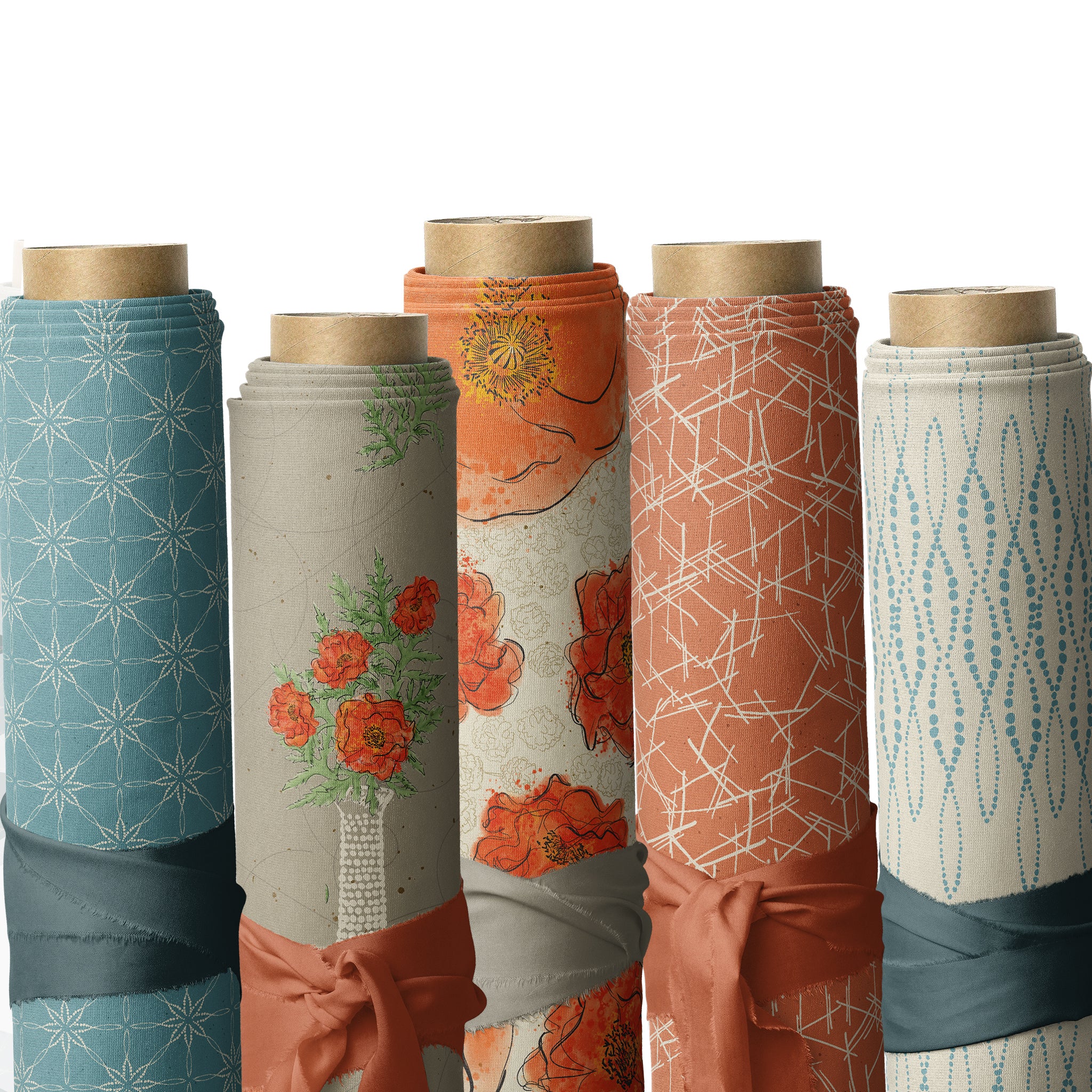 Modern Vintage: Treasured Fabric Collection - Etched Glass Earth - Image 5