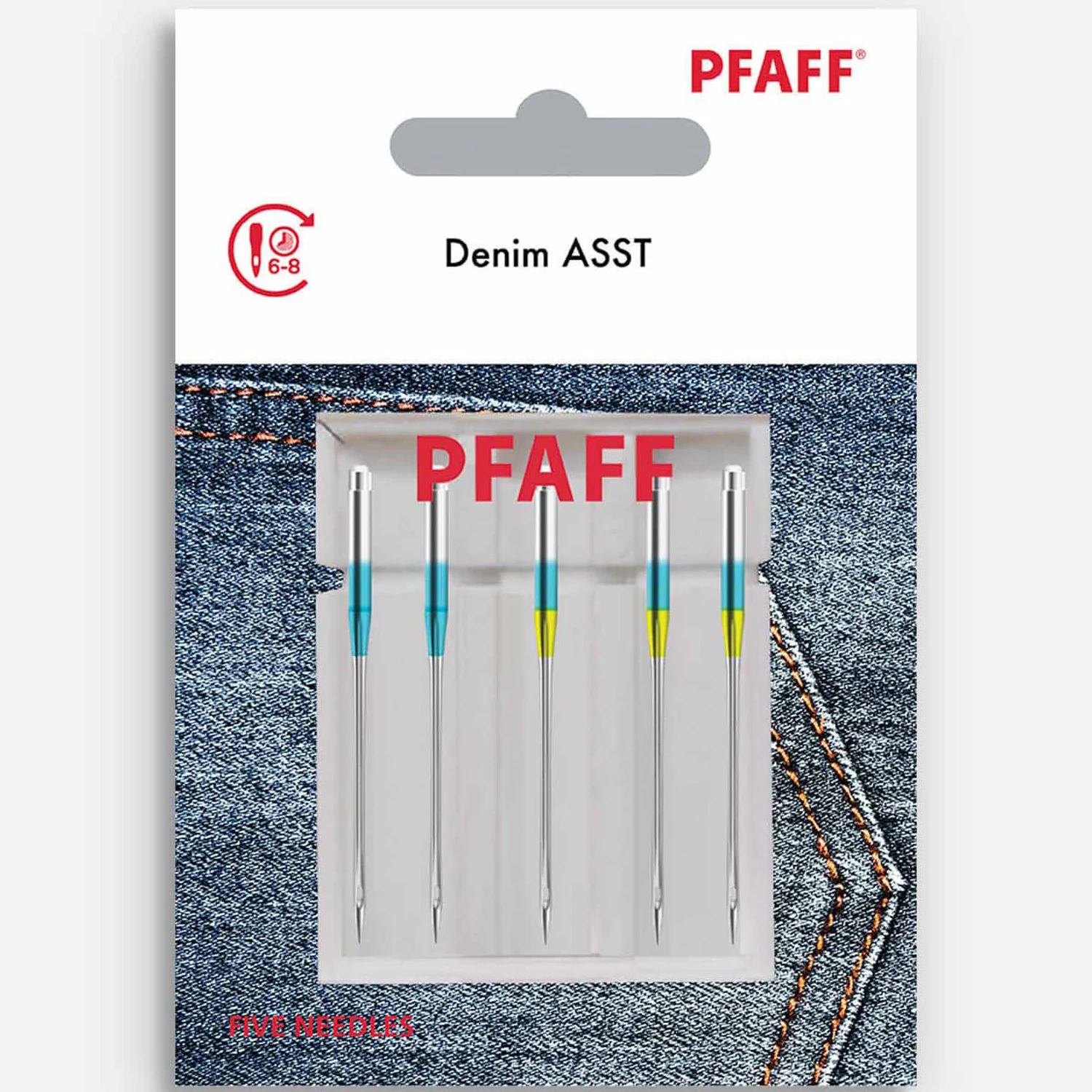 Pfaff Denim Needles, 5pk (130/705H) - Image 6